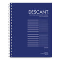 Roaring Spring Music Notebook, Medium/College Rule, Transcription Format, Blue Cover, (32) 8.5 x 11 Sheets, 24/Carton (11032CS)
