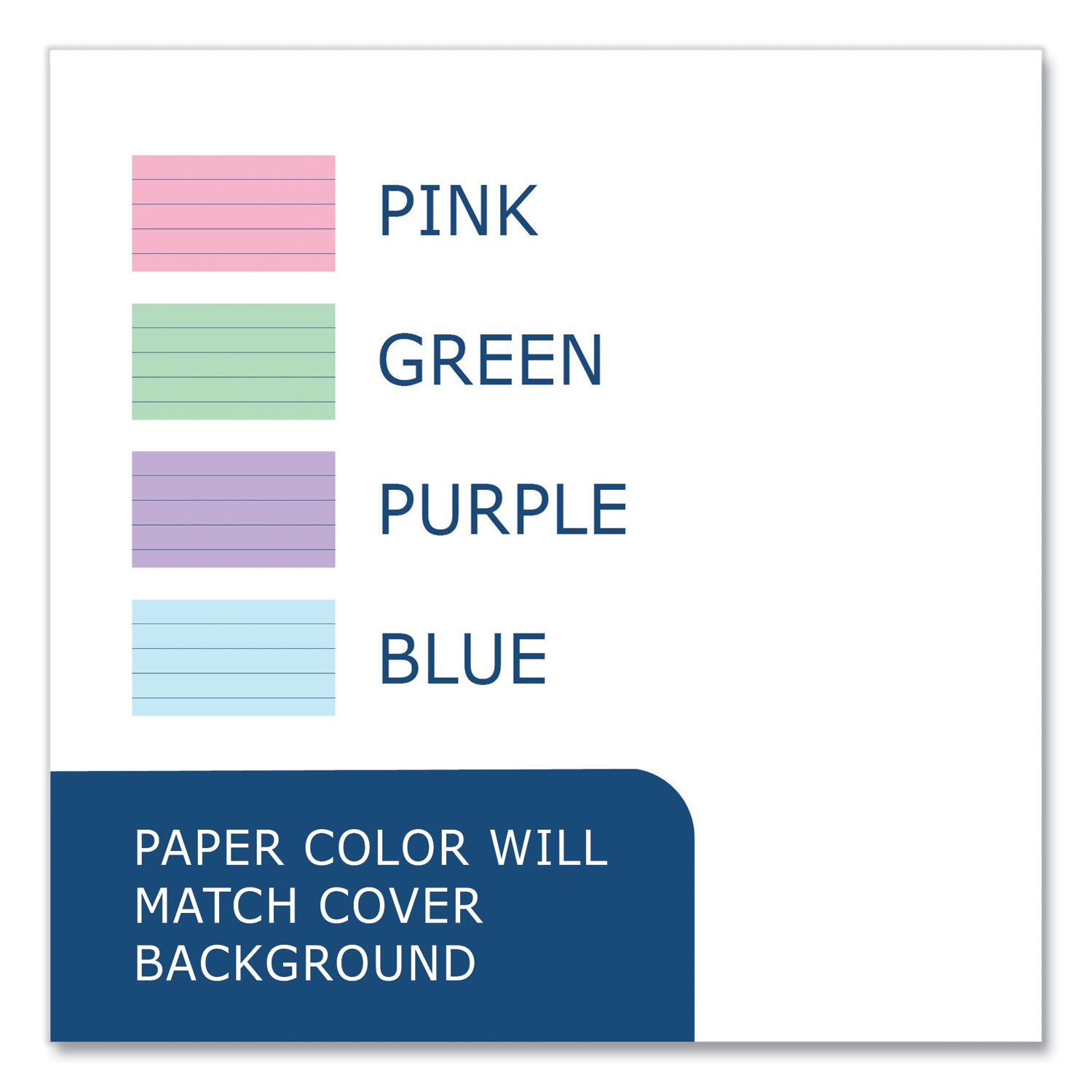 Roaring Spring Lifenotes Wirebound Notebook, 1 Subject, Medium/College Rule, Assorted Cover, (80) 7 x 5 Sheets, 24/Carton (12511CS)