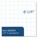 Roaring Spring Lab and Science Carbonless Notebook, Quad Rule (4 sq/in), Gray Cover, (200) 11 x 9.25 Sheets, 5/Carton (77644CS)