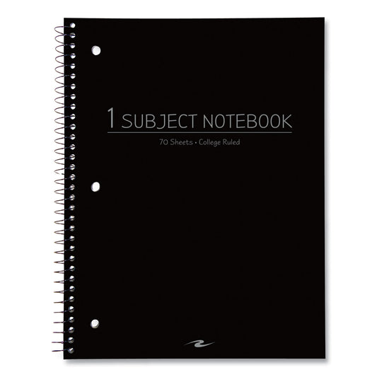 Roaring Spring Subject Wirebound Promo Notebook, 1-Subject, Med/College Rule, Assorted Cover, (70) 10.5 x 8 Sheets, 24/Carton (10033CS)