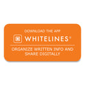 Roaring Spring Whitelines Notebook, Medium/College Rule, Gray/Orange Cover, (70) 8.5 x 11 Sheets, 12/Carton (17000CS)