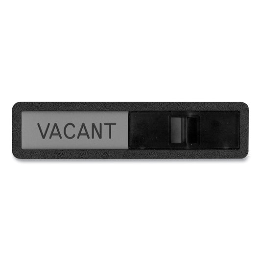  Vacant, 2.5 x 10.5, Black/Silver (1519)