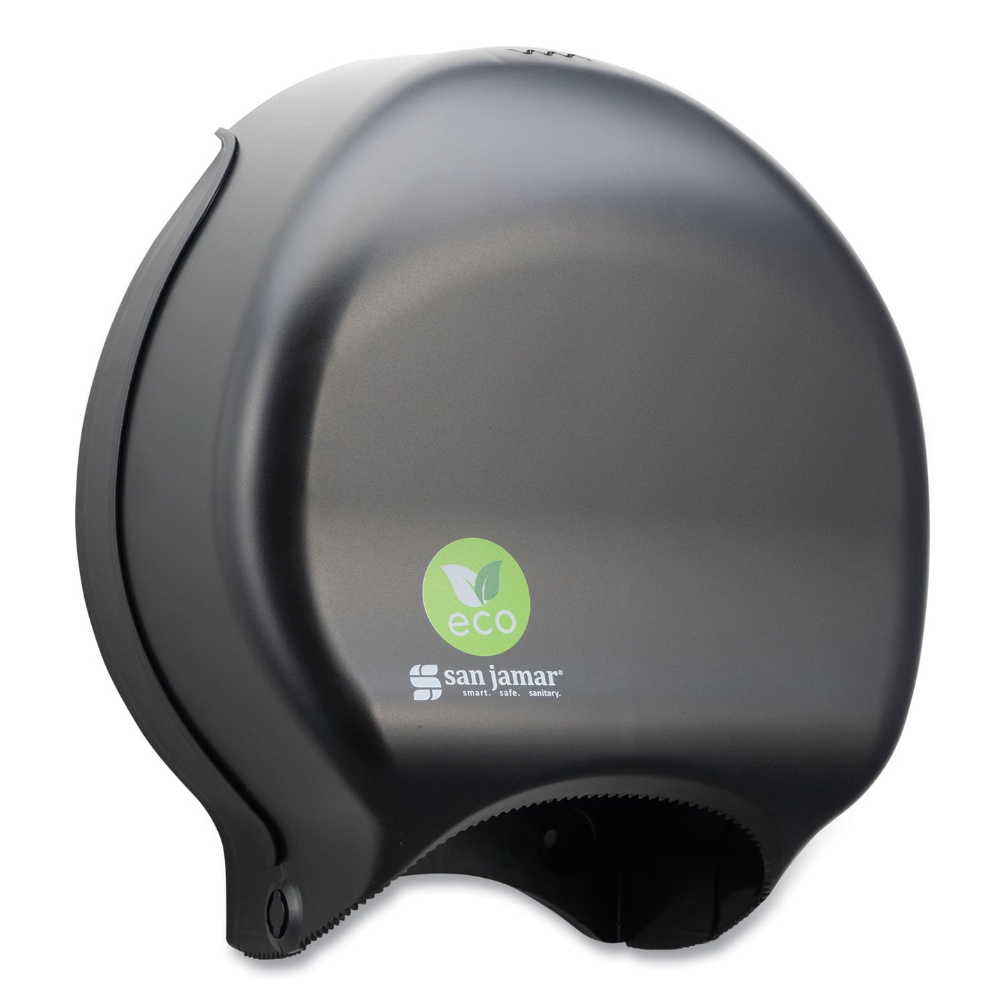 San Jamar Ecological Green Tissue Dispenser, 16.75 x 5.25 x 12.25, Black (R2000REBK)