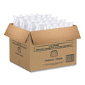 Dart D-T Sundae/Cold Cup Lids, Fits 6, 8, 12 oz Foam Cups, Clear, 50/Pack, 20 Packs/Carton (12HDLC)