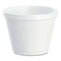 Dart Food Containers, 12 oz, White, Foam, 25/Bag, 20 Bags/Carton (12SJ20)