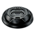 Dart Optima Reclosable Lid, Fits 12 oz to 24 oz Foam Cups, Black, 100 Pack, 10 Packs/Carton (16RCLBLK)
