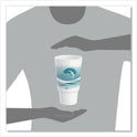 Dart Horizon Hot/Cold Foam Drinking Cups, 32 oz, Teal/White, 16/Bag, 25 Bags/Carton (32AJ20H)