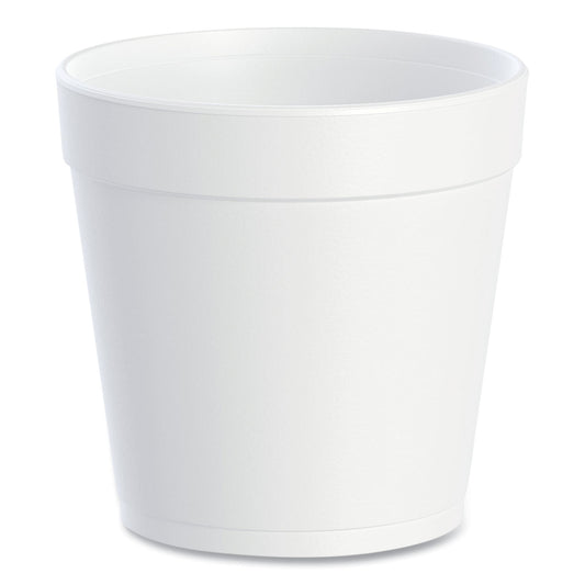 Dart Foam Containers, 32 oz, White, 25/Bag, 20 Bags/Carton (32MJ48)