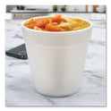 Dart Foam Containers, 32 oz, White, 25/Bag, 20 Bags/Carton (32MJ48)