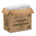 Dart Foam Hinged Lid Containers, 6.4 x 9.3 x 2.6, White, 200/Carton (206HT1R)