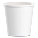 SOLO Single-Sided Poly Paper Hot Cups, 4 oz, White, 50 Bag, 20 Bags/Carton (374W2050)