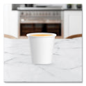 SOLO Single-Sided Poly Paper Hot Cups, 4 oz, White, 50 Bag, 20 Bags/Carton (374W2050)