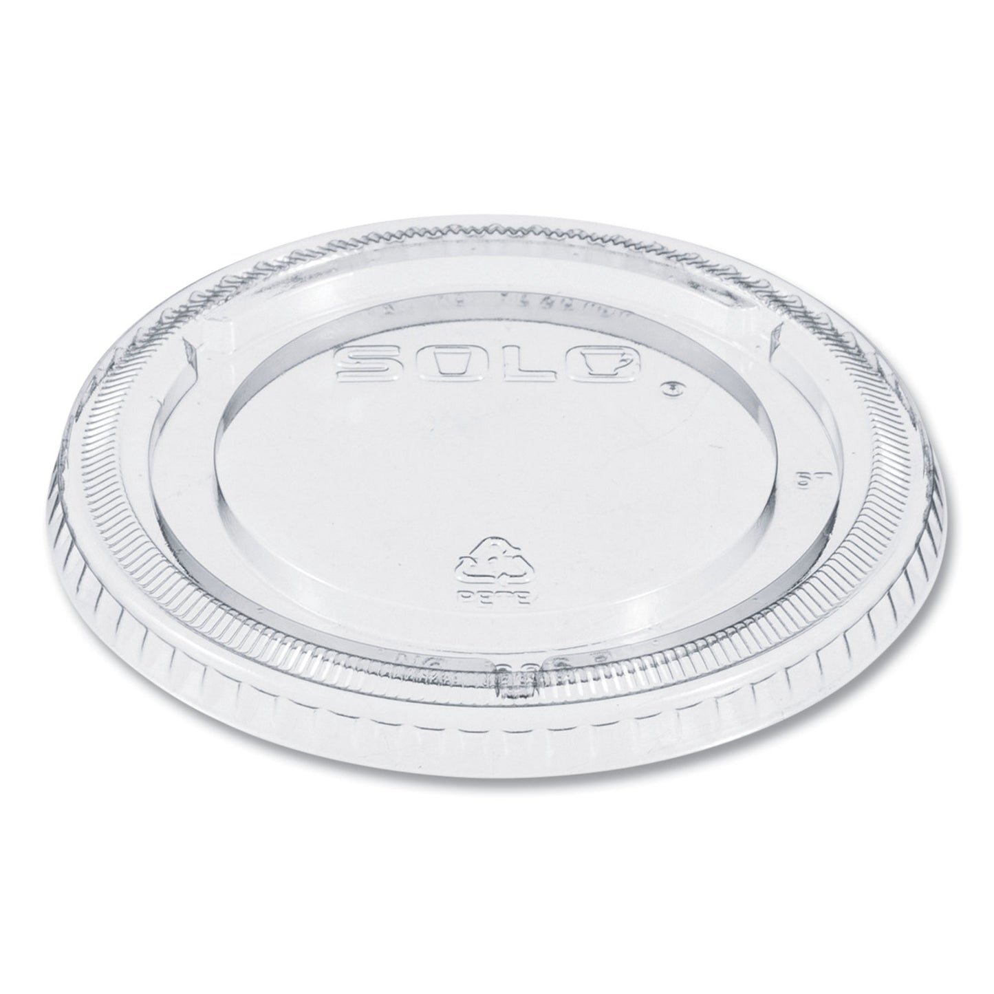 SOLO PETE Plastic Flat Cold Cup Lids, Fits 12 oz to 24 oz Cups, Clear, 1,000/Carton (626TP)