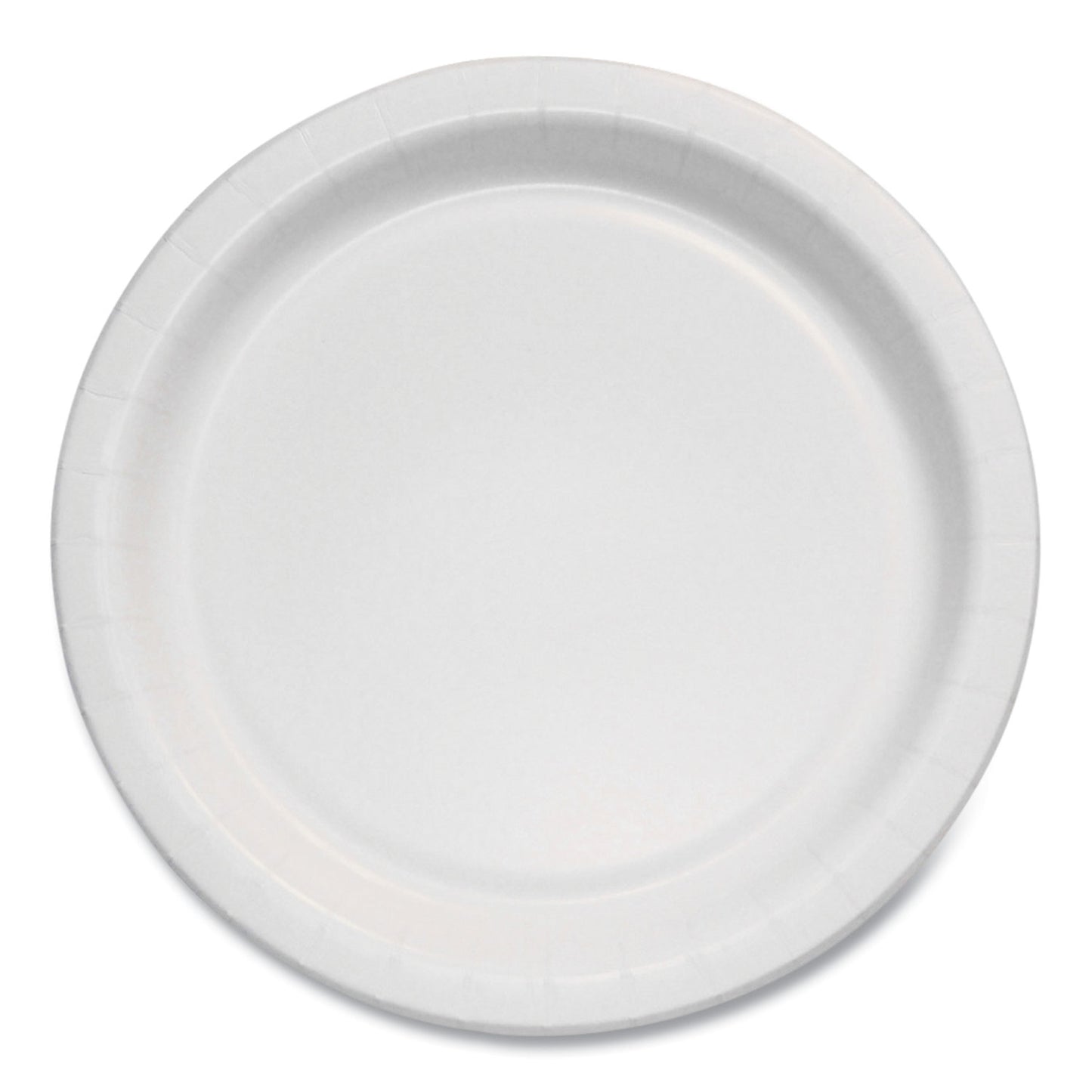 SOLO Bare Eco-Forward Clay-Coated Paper Plate, ProPlanet Seal, 6" dia, White/Brown/Green, 1,000/Carton (MP6B)