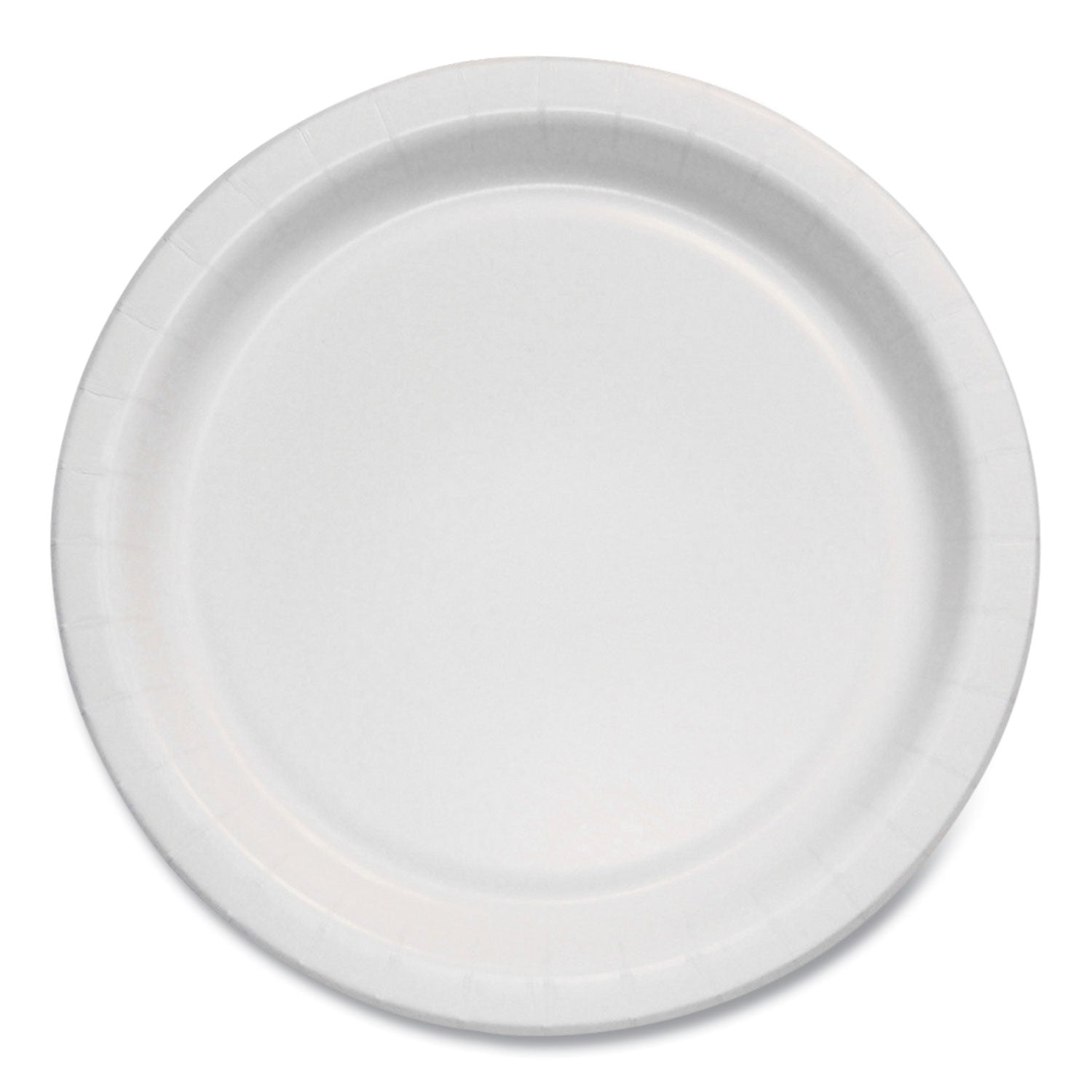 SOLO Bare Eco-Forward Clay-Coated Paper Plate, ProPlanet Seal, 6" dia, White/Brown/Green, 1,000/Carton (MP6B)