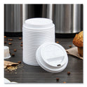 SOLO Traveler Cappuccino Style Dome Lid, Fits 10 oz Cups, White, 100/Pack, 10 Packs/Carton (TL31R2)