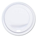 SOLO Traveler Cappuccino Style Dome Lid, Polystyrene, Fits 10 oz to 24 oz Hot Cups, White, 100/Pack, 10 Packs/Carton (TLP316)