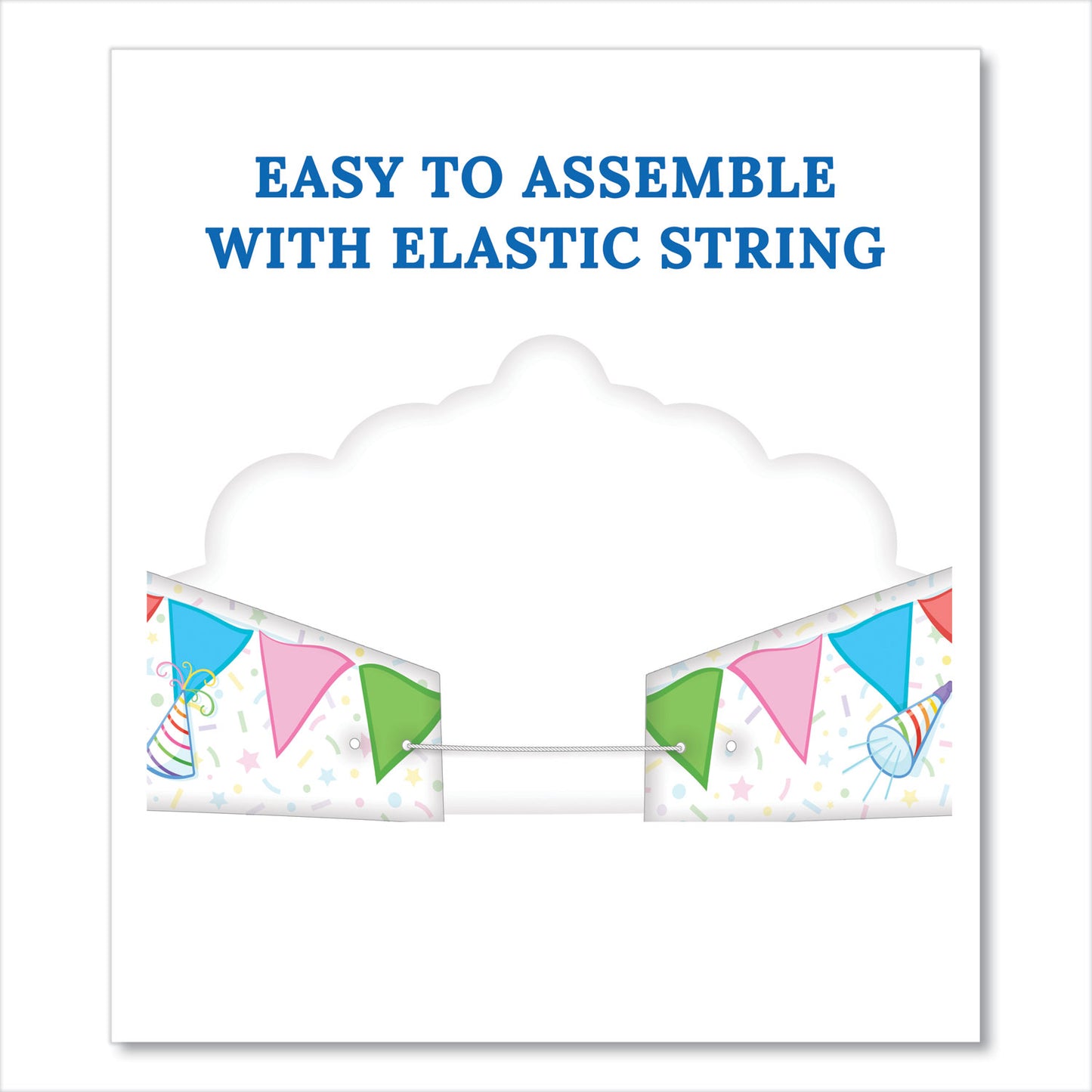 Carson-Dellosa Student Crown, Birthday, 14.5 x 5.13, Assorted Colors, 30/Pack (101100)