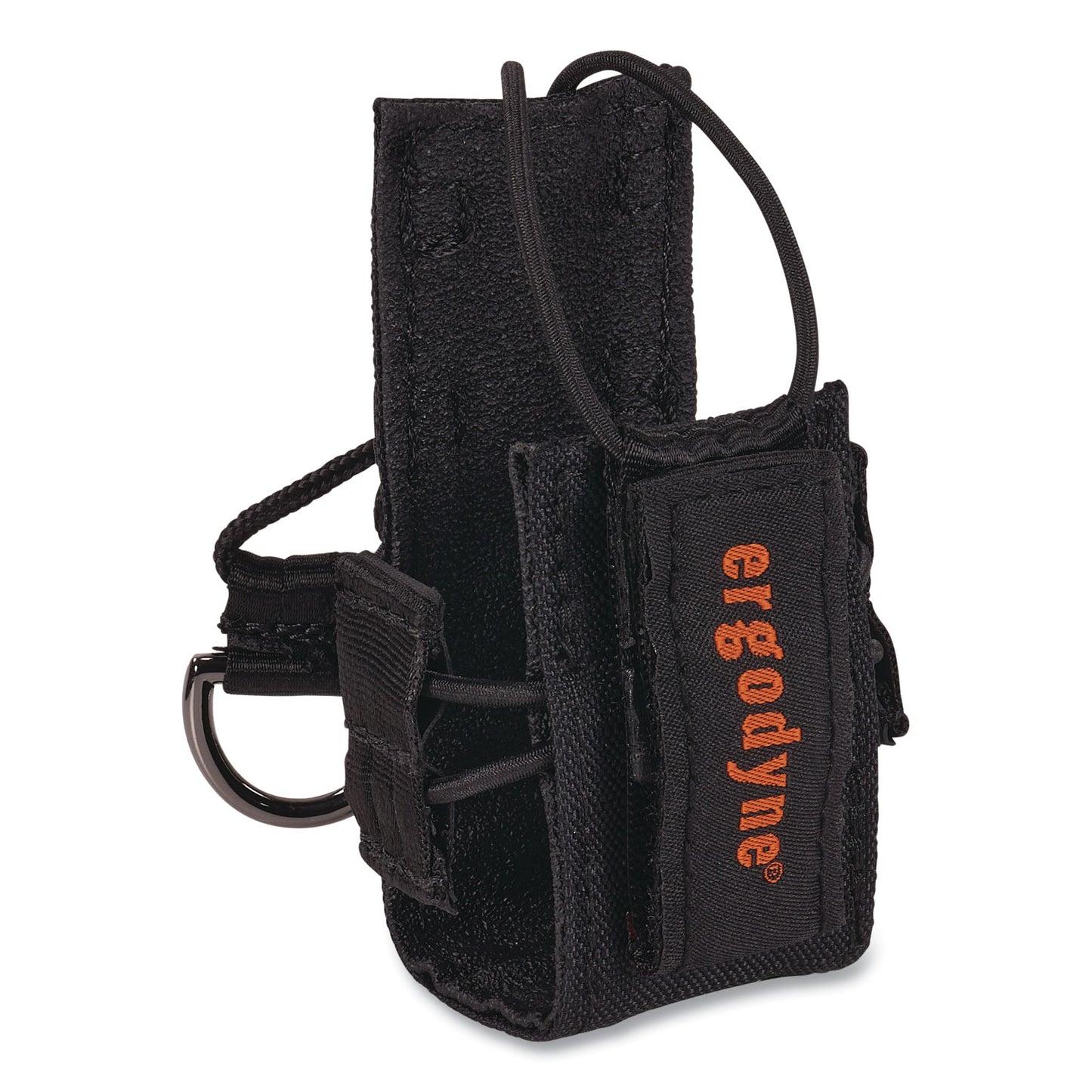 ergodyne Squids 3772 Radio Holster Trap, Small, 1 x 2 x 4, Polyester, Black (19772)