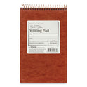 Ampad Gold Fibre Retro Wirebound Writing Pads, Medium/College Rule, Red Cover, 80 White 5 x 8 Sheets (20007)