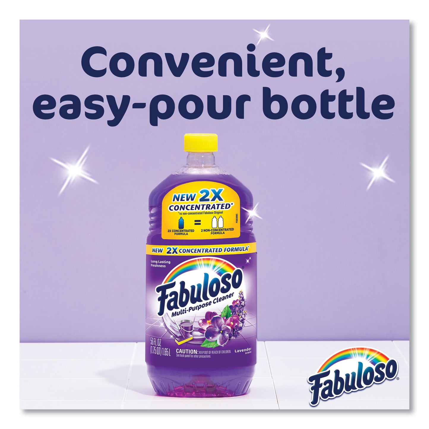 Fabuloso Multi-use Cleaner, Lavender Scent, 56 oz Bottle (53041)
