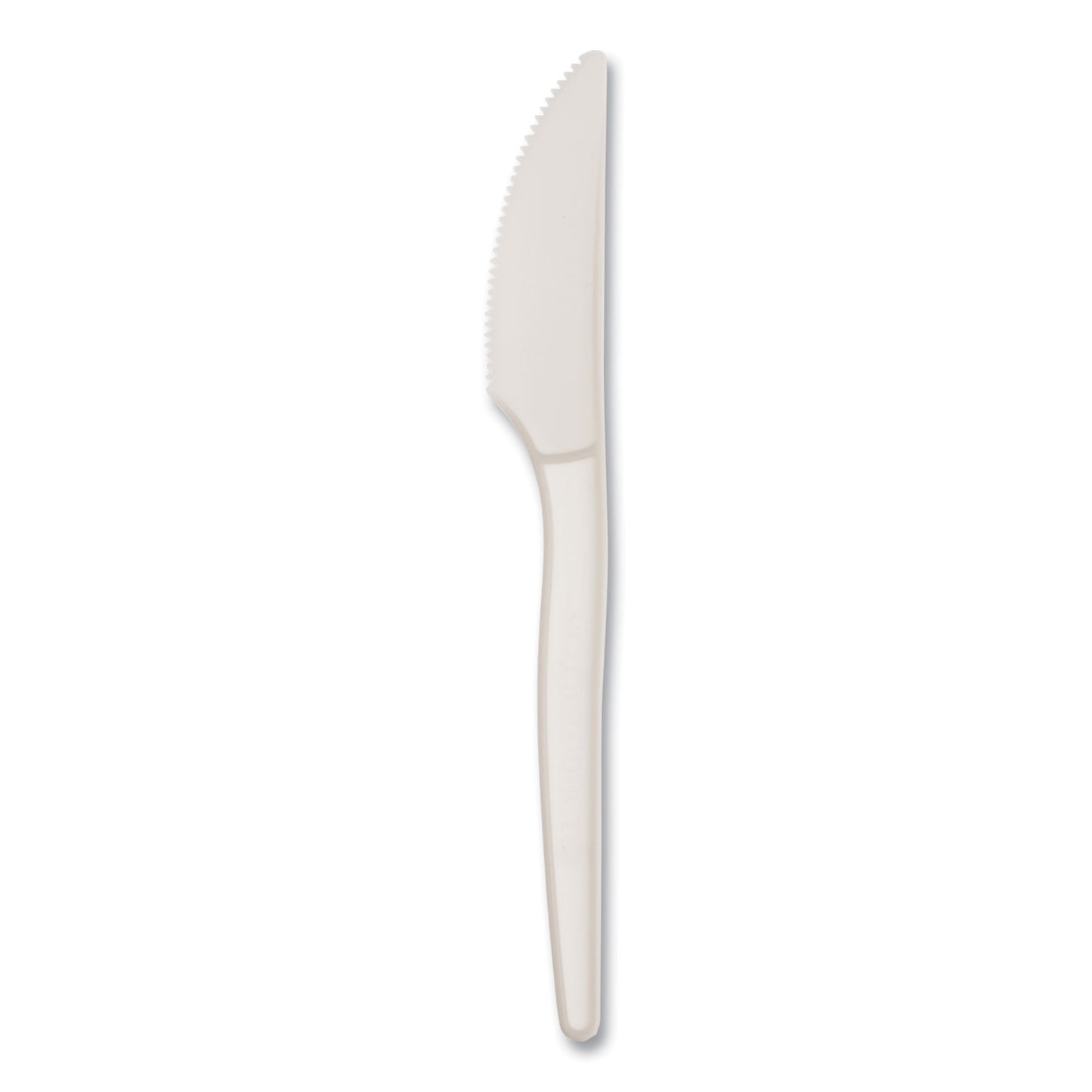 WNA EcoSense Renewable Plant Starch Cutlery, Knife, 7", 50/Pack, 20 Packs/Carton (EPS001)