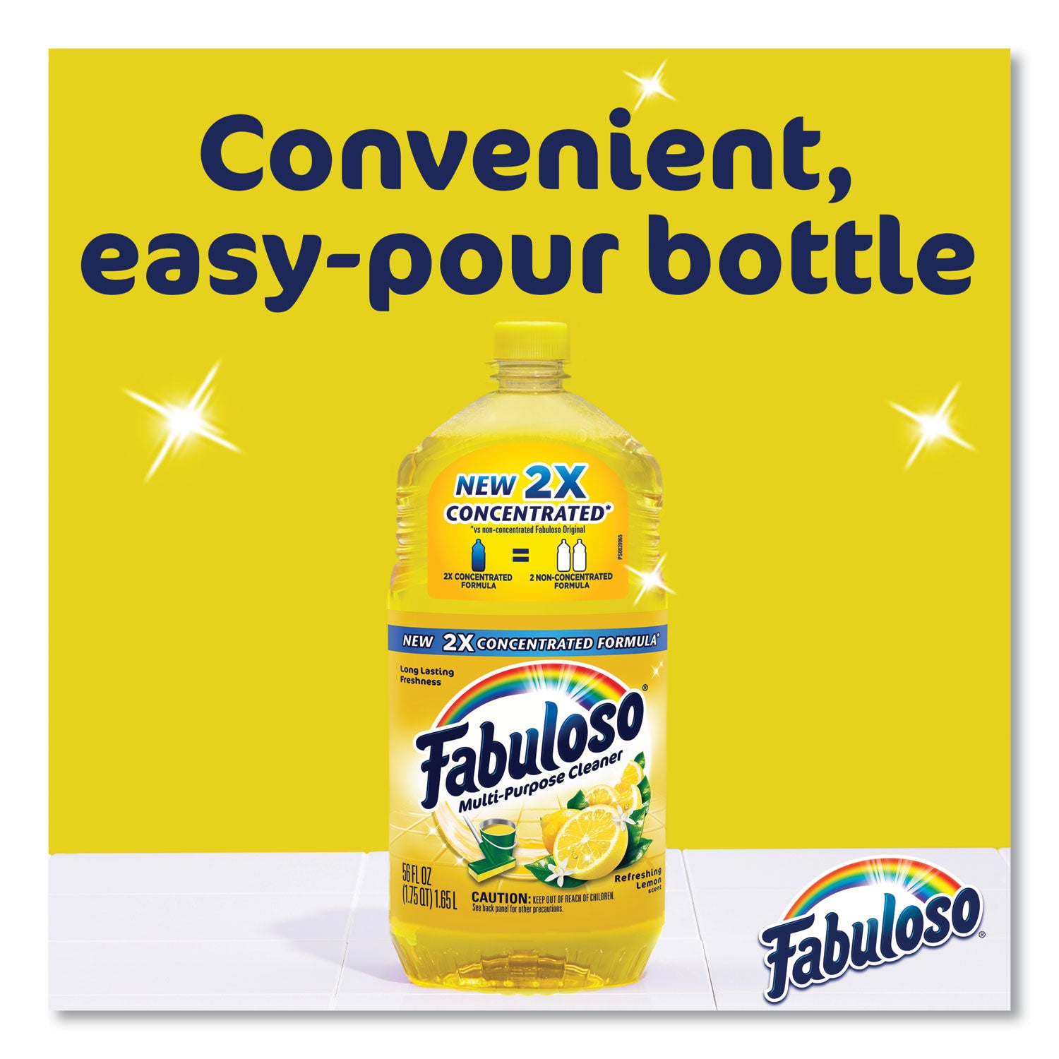 Fabuloso Multi-use Cleaner, Lemon Scent, 169 oz Bottle (96987EA)