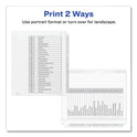 Avery Customizable TOC Ready Index Black and White Dividers, 26-Tab, A to Z, 11 x 9.25, 1 Set (11166)