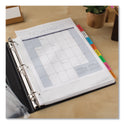 Avery Insertable Big Tab Dividers, 8-Tab, 11.13 x 9.25, White, Assorted Tabs, 1 Set (11222)