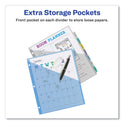 Avery Write and Erase Durable Plastic Dividers with Slash Pocket, 3-Hold Punched, 8-Tab, 11.13 x 9.25, Assorted, 1 Set (16177)