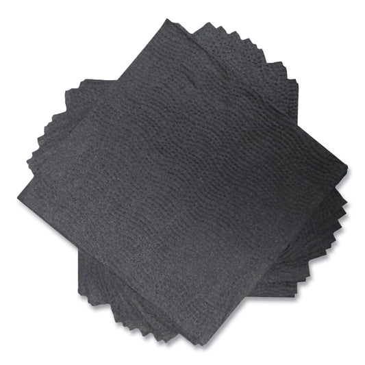 Morcon Paper Morsoft Beverage Napkins, 2-Ply, 9 x 9.5, Black, 1,000/Carton (VT522)