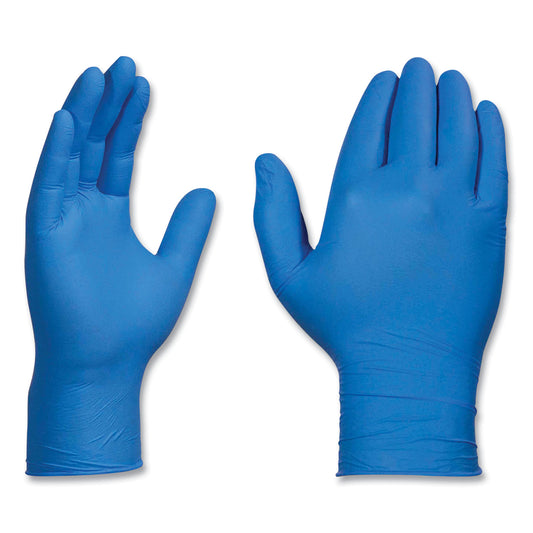 X3 by AMMEX Industrial Nitrile Gloves, Powder-Free, 3 mil, Medium, Blue, 100/Box, 10 Boxes/Carton (X344100)