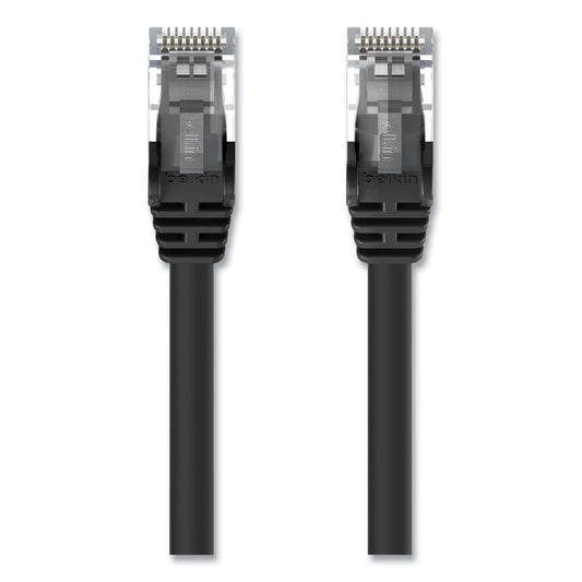 Belkin High Performance CAT6 UTP Patch Cable, 3 ft, Black (A3L98003BLK)