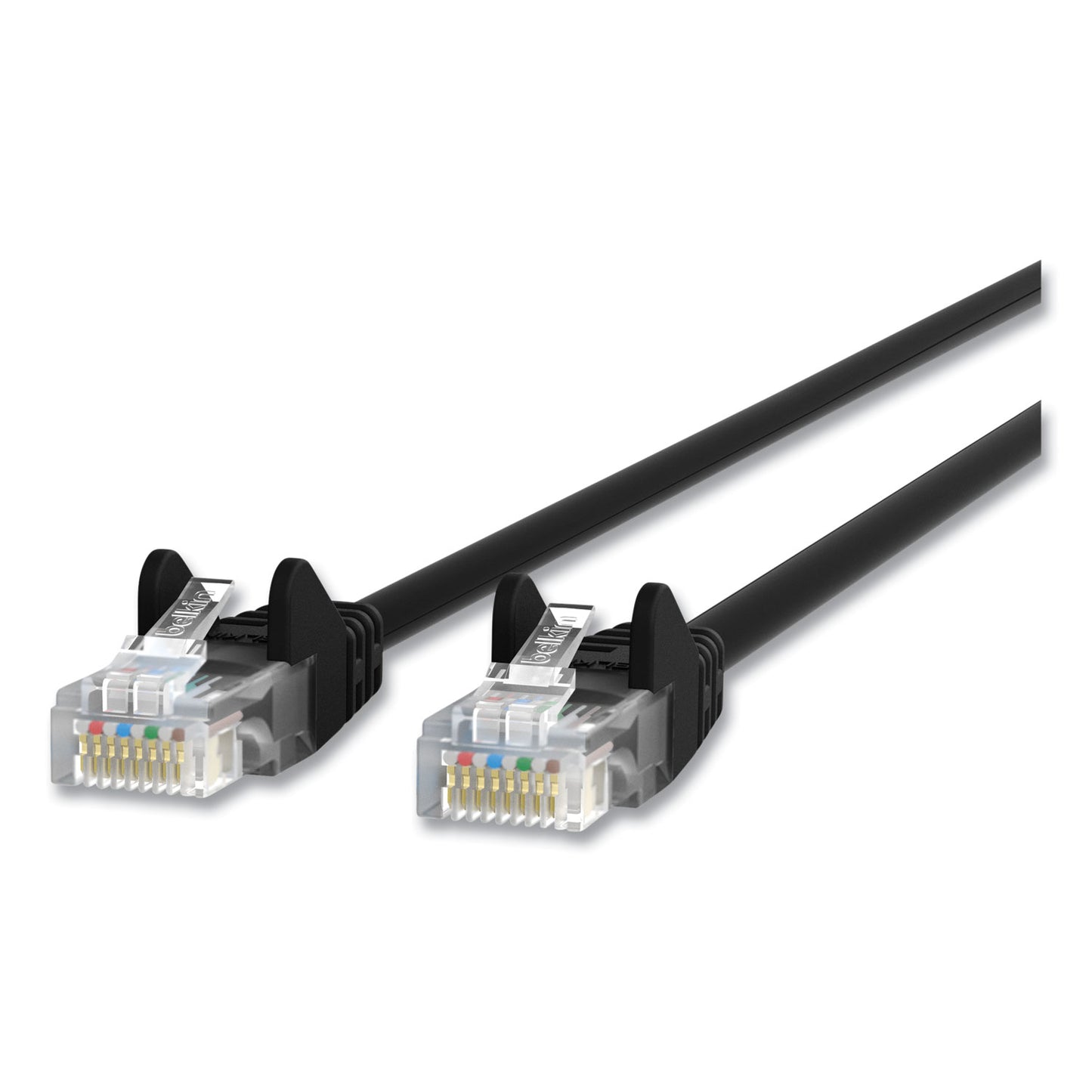 Belkin High Performance CAT6 UTP Patch Cable, 3 ft, Black (A3L98003BLK)