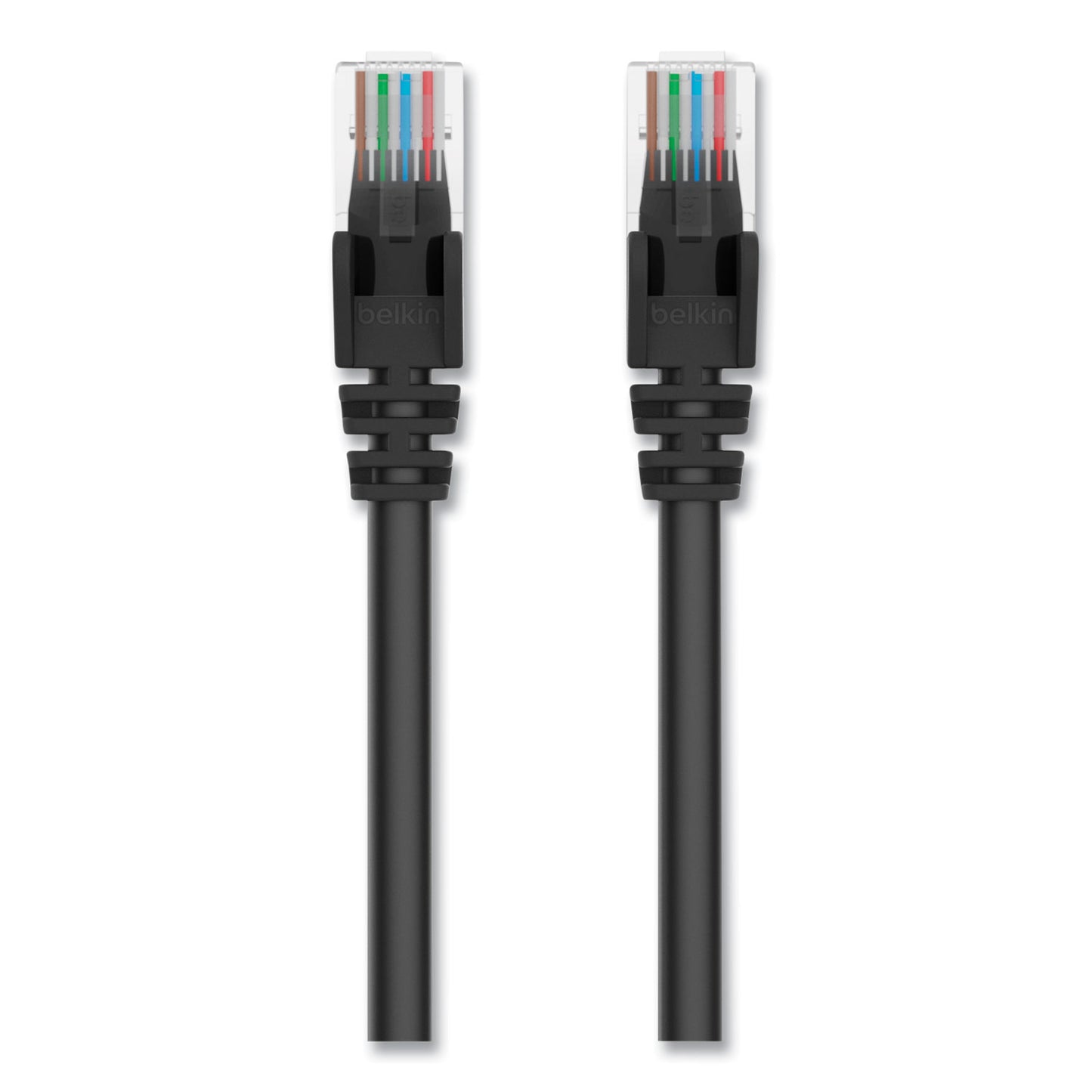 Belkin High Performance CAT6 UTP Patch Cable, 3 ft, Black (A3L98003BLK)