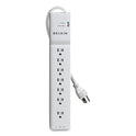 Belkin Home/Office Surge Protector, 7 AC Outlets, 6 ft Cord, 2,320 J, White (BE10720006)