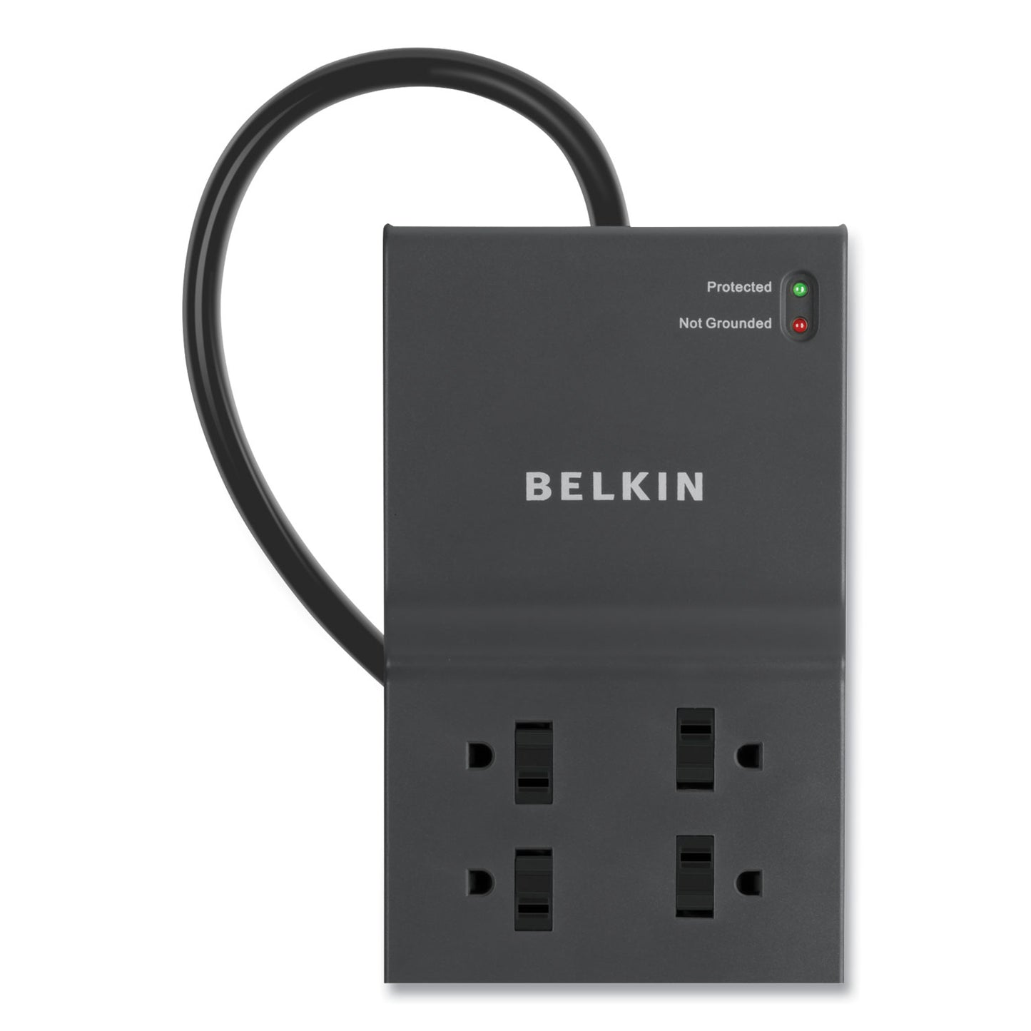 Belkin Home/Office Surge Protector, 8 AC Outlets, 8 ft Cord, 2,500 J, Black (BE10800008CM)