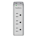 Belkin SurgePlus USB Swivel Charger, 3 AC Outlets/2 USB Ports, 918 J, White (BST300BG)