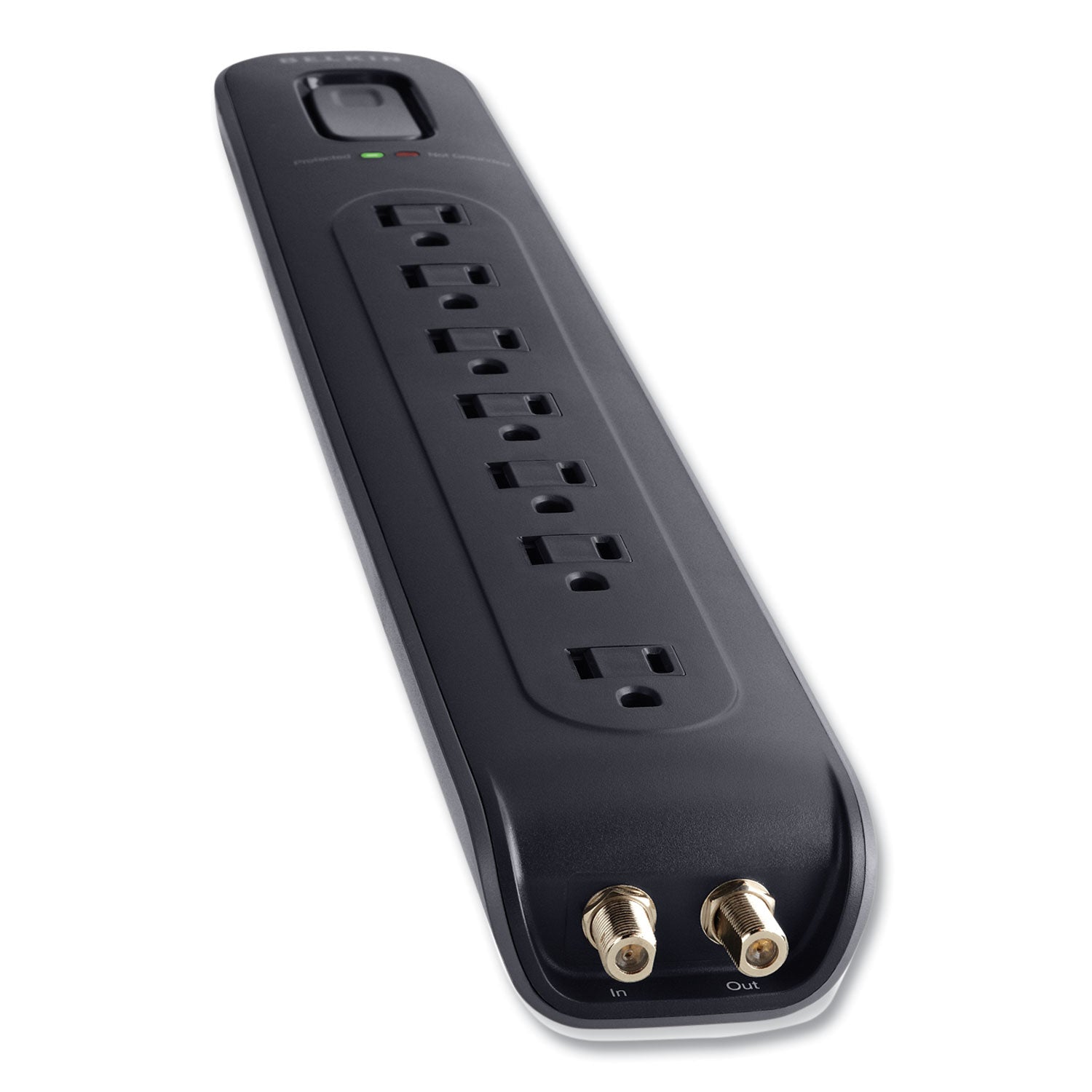 Belkin Ultimate Surge Protector, 7 AC Outlets, 4 ft Cord, 2,000 J, Black (BV10703004BK)