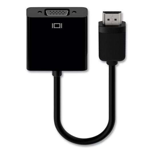 Belkin HDMI to VGA + 3.5mm Audio Adapter, 5", Black (F2CD058)