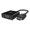 Belkin HDMI to VGA + 3.5mm Audio Adapter, 5", Black (F2CD058)