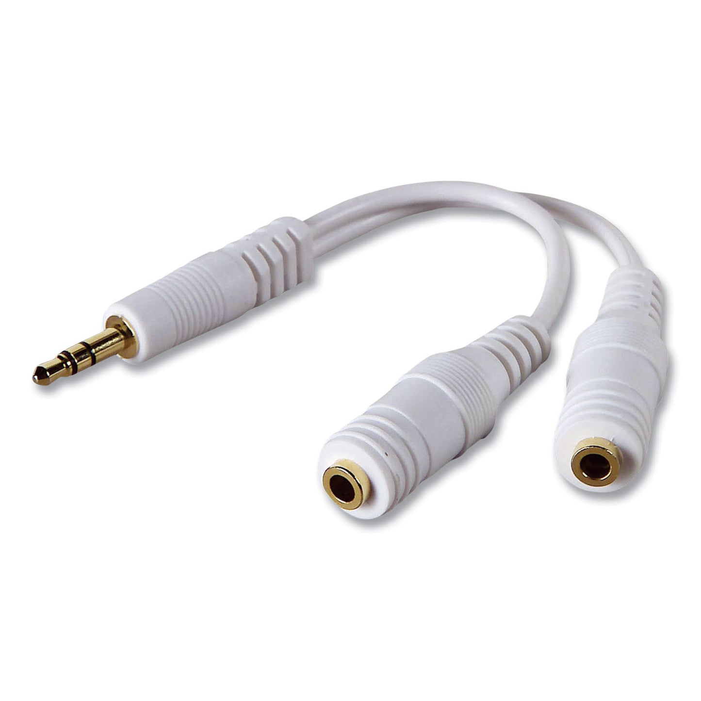 Belkin Speaker and Headphone Splitter, White (F8V234)