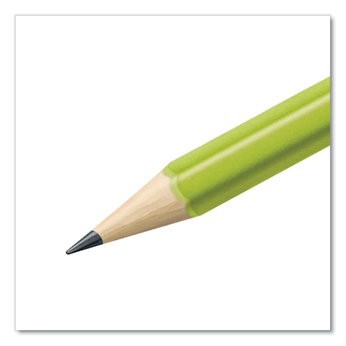 Staedtler Wopex Extruded Pencil, HB (#2), Black Lead, Green Barrel, 10/Pack (182C10A6)