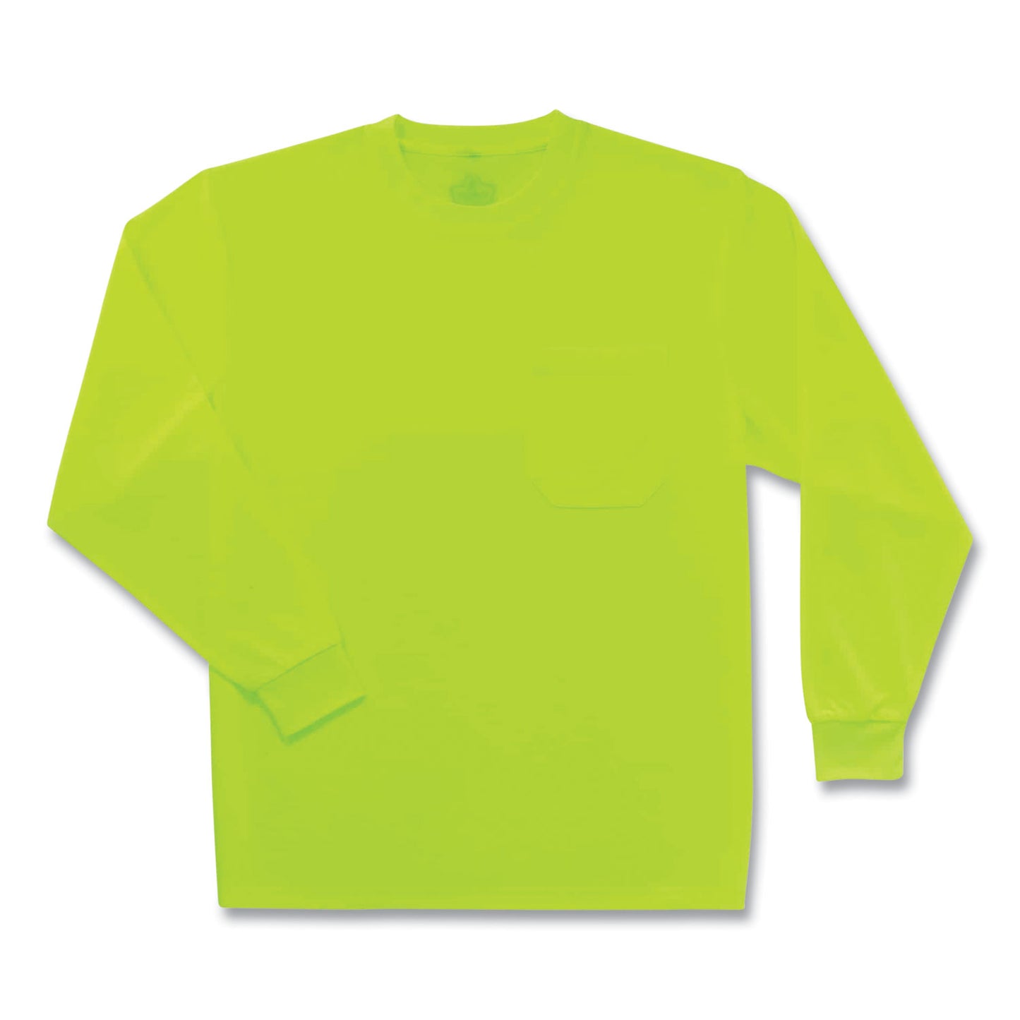 ergodyne GloWear 8091 Non-Certified Hi-Vis Long Sleeve Shirt, 3X-Large, Lime (21587)