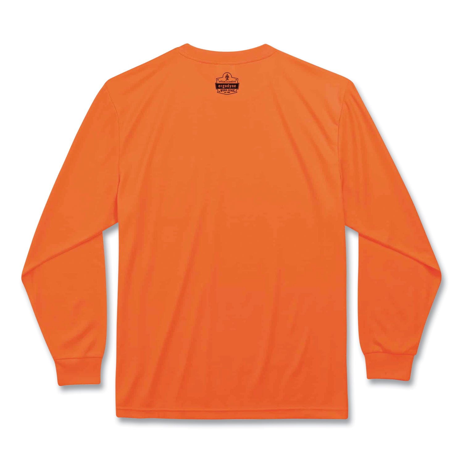 ergodyne GloWear 8091 Non-Certified Hi-Vis Long Sleeve Shirt, Medium, Orange (21593)