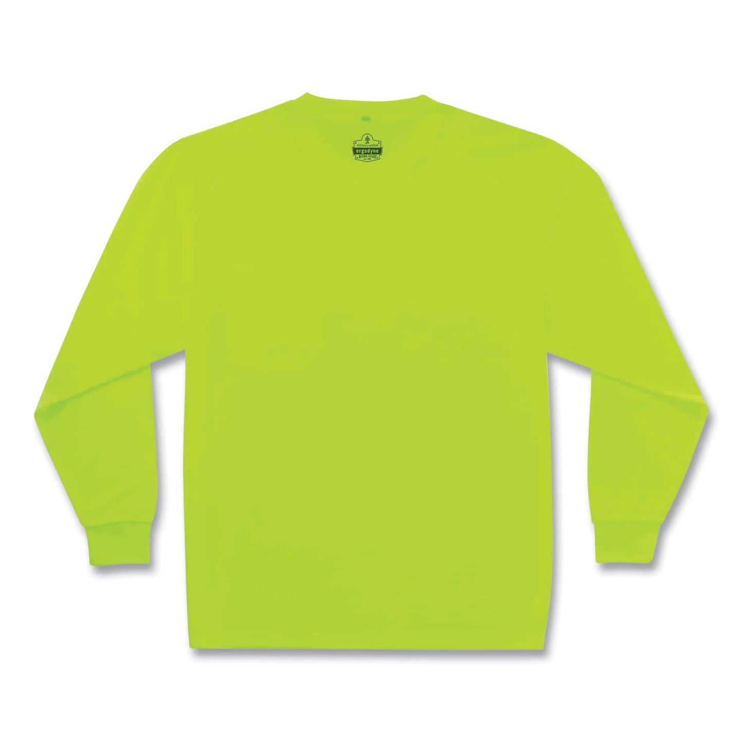 ergodyne GloWear 8091 Non-Certified Hi-Vis Long Sleeve Shirt, 2X-Large, Lime (21586)