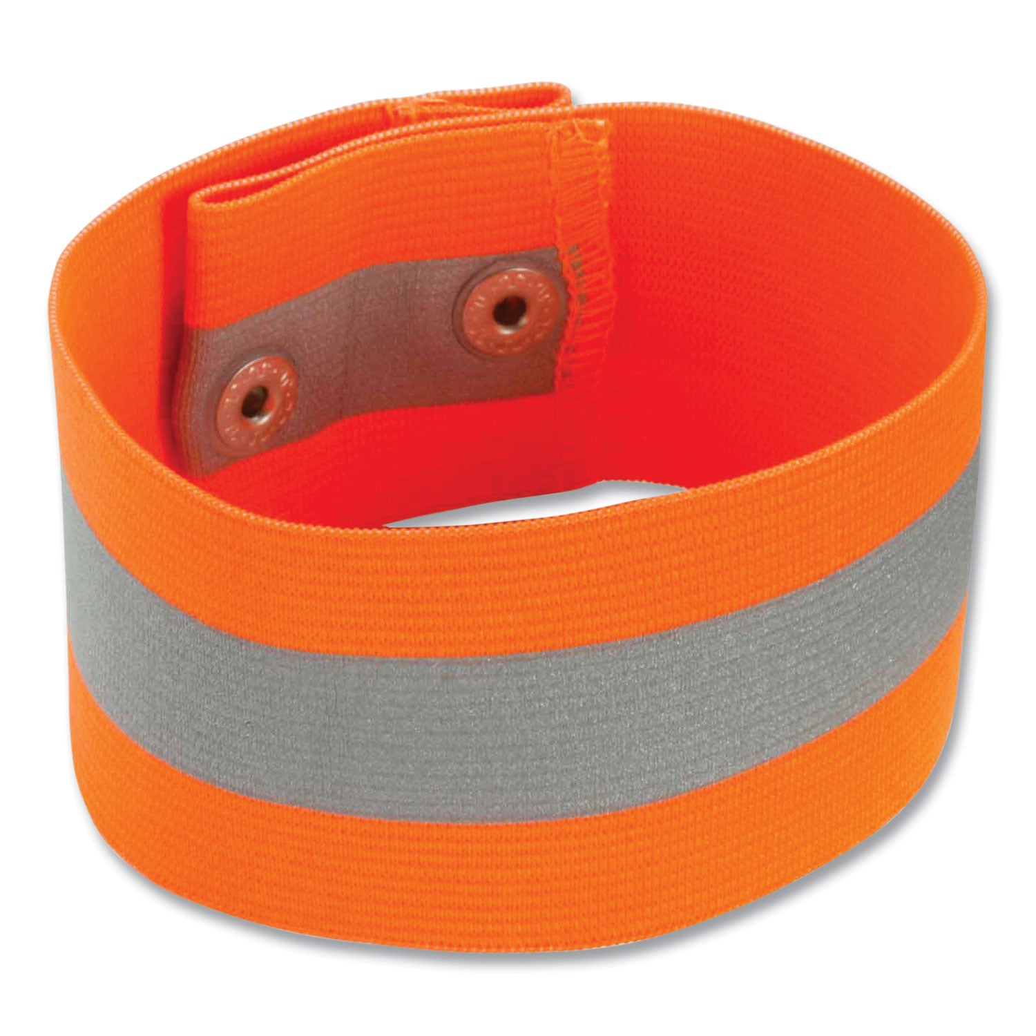 ergodyne GloWear Hi Vis Arm and Leg Band with Snap Closure, Large/X-Large, Orange (29012)