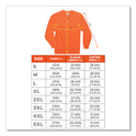 ergodyne GloWear 8091 Non-Certified Hi-Vis Long Sleeve Shirt, Medium, Orange (21593)