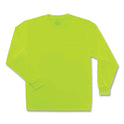 ergodyne GloWear 8091 Non-Certified Hi-Vis Long Sleeve Shirt, Large, Lime (21584)