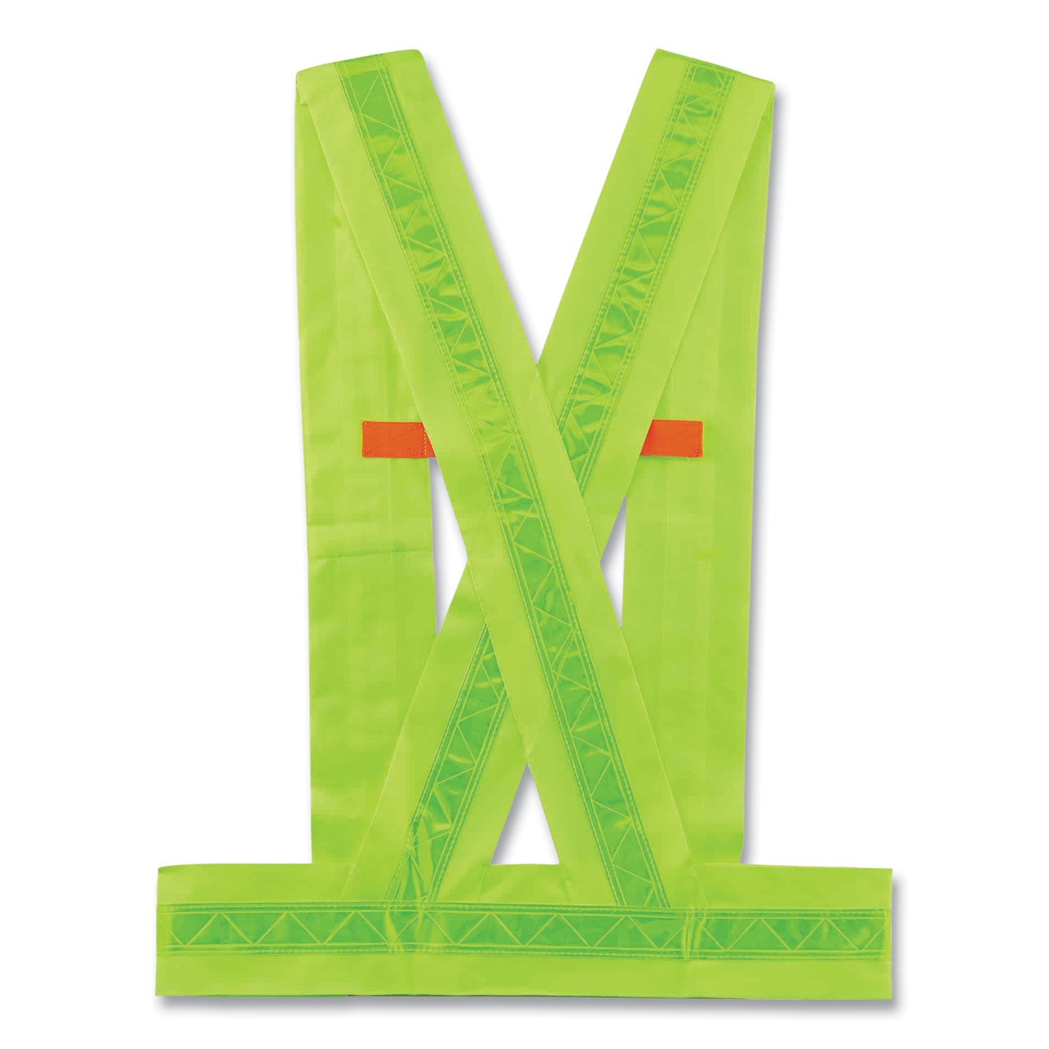 ergodyne GloWear 8140BA Class 1 Breakaway Sash, Polyester, 3X-Large Plus, Lime (27016)